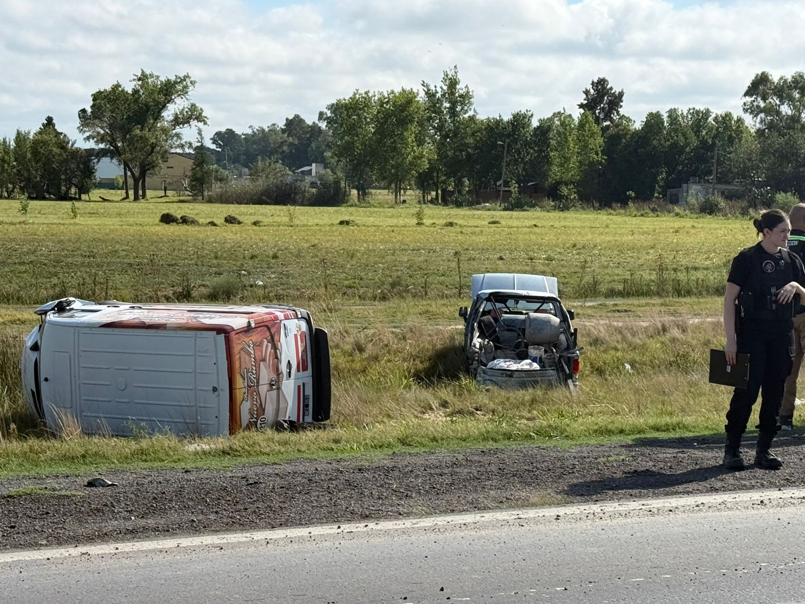 Habló una de las víctimas del choque en cadena en Autopista a la altura de Funes: “Nadie sabe cómo pasó”